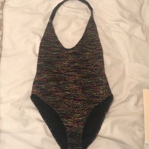 Urban outfitters one piece halter bathing suit